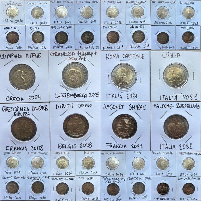 Europa. 2 Euro 2004/2024 (40 monete) (Zonder Minimumprijs), Postzegels en Munten, Munten | Europa | Euromunten
