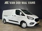 Ford Transit Custom 2.0 TDCI 130 pk L2H1 Euro6 Airco | LED |, Stof, Gebruikt, Wit, Dealer onderhouden