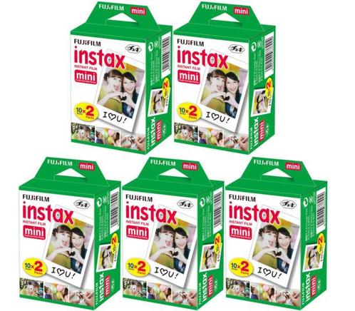 Fujifilm instax mini film 5x dubbelpak (100 foto´s) extra.., Audio, Tv en Foto, Fotocamera's Analoog, Polaroid, Nieuw, Fuji, Ophalen of Verzenden