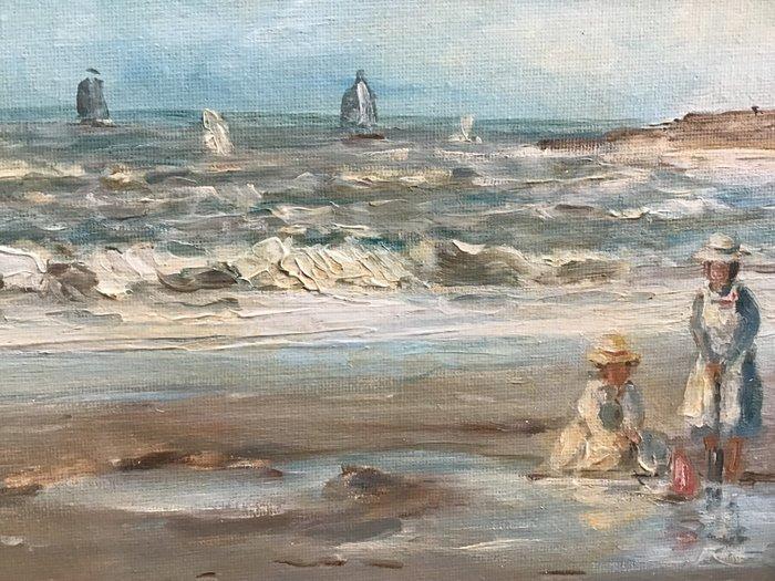 Cor Schaap (1968) - Strand, Antiek en Kunst, Kunst | Schilderijen | Klassiek