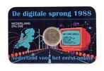 Nederland. Beatrix. 1988 Coincard De digitale sprong 1988.
