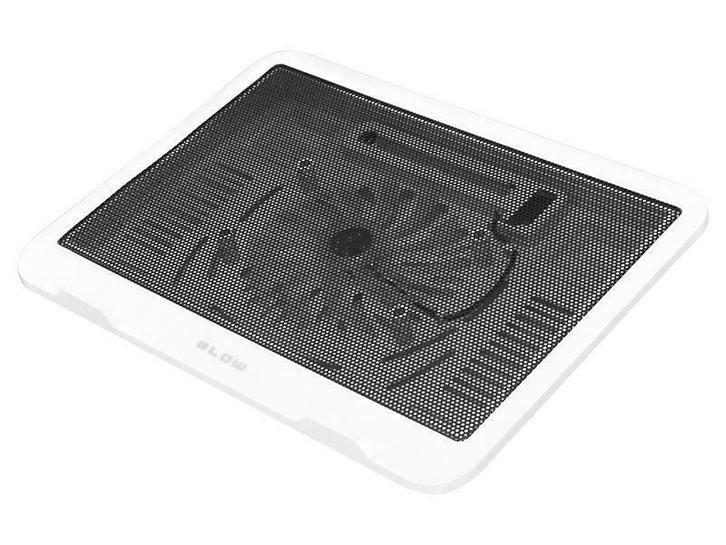 Laptop Koeler met Fan en LED - Wit Blow AF10, Computers en Software, Laptop-opladers, Nieuw, Ophalen of Verzenden