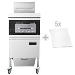 GGM Gastro | Elektrische friteuse met filtersysteem - 26 |, Verzenden, Nieuw in verpakking, Fornuis, Frituur en Grillen