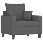 Donkergrijze Fauteuil 60 cm - OP = OP - Stijlvol Relaxen!, Nieuw, 75 tot 100 cm, Ophalen of Verzenden, 75 tot 100 cm