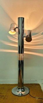 Staande lamp - Cromo - In de stijl van Goffredo R, Antiek en Kunst