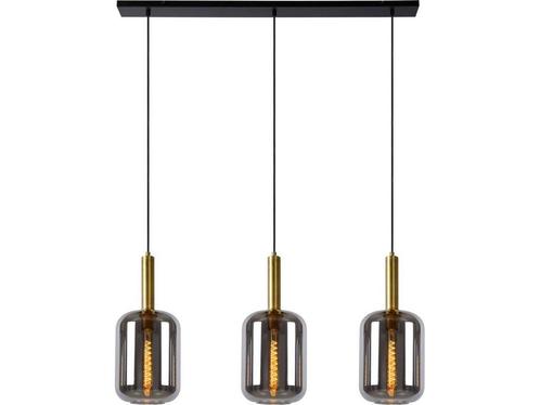 Lucide JOANET - Hanglamp - 3xE27 - Fumé, Huis en Inrichting, Woonaccessoires | Overige, Zo goed als nieuw, Verzenden