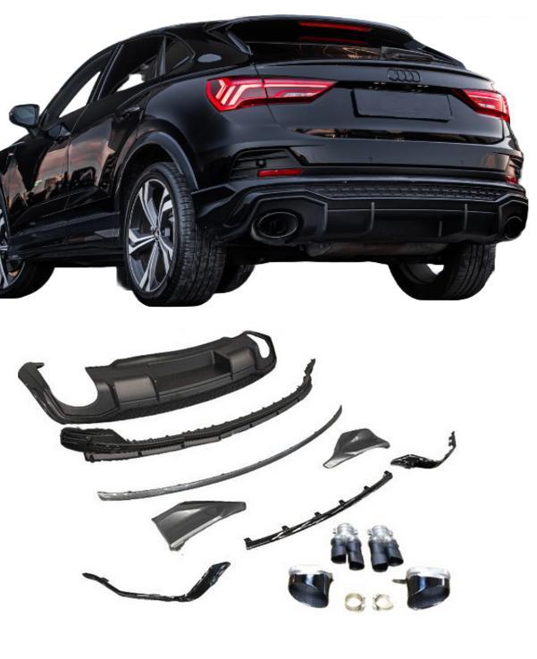 Diffuser | Audi Q3 Sportback | 2019- | Passend voor 35 TFSI, Auto-onderdelen, Carrosserie en Plaatwerk, Nieuw, Audi, Verzenden