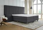 ACTIE! Boxspring Lyon 160 200 Antraciet, Verzenden, 200 cm, 160 cm, Nieuw