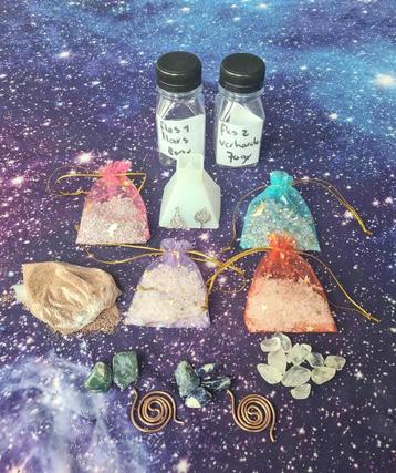 DIY pakket voor het maken van je eigen orgonites beschikbaar voor biedingen