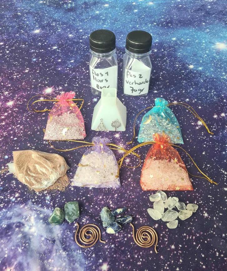 DIY pakket voor het maken van je eigen orgonites, Verzamelen, Mineralen en Fossielen, Mineraal, Verzenden