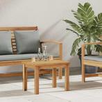 vidaXL Salontafel Bruin 50 x 35 x 36 cm Massief teakhout, Verzenden, Nieuw