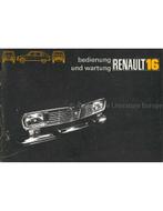 1972 RENAULT 16 INSTRUCTIEBOEKJE DUITS, Auto diversen, Handleidingen en Instructieboekjes