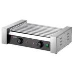 GGM Gastro | RVS Hotdog grill - met 7 rollen & 2 | HDGJ7, Verzenden, Nieuw in verpakking, Fornuis, Frituur en Grillen