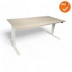 Gispen Bureau - Slinger verstelbaar - 160x80 - Wit onderstel, Werkplek, Ophalen of Verzenden, Gebruikt, Bureau