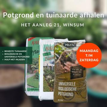 Potgrond en bemeste tuinaarde afhalen in Winsum (Groningen) beschikbaar voor biedingen