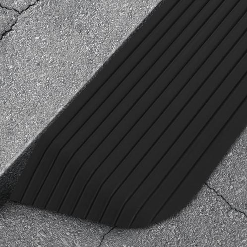 vidaXL Drempelhulpen 2 st 110x32x3,8 cm rubber, Huis en Inrichting, Woonaccessoires | Tekstborden en Spreuken, Nieuw, Verzenden