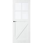 Skantrae SKS2518 Barndeur  93x231,5 (Stomp, Blankglas), Doe-het-zelf en Verbouw, 80 tot 100 cm, 215 cm of meer, Binnendeur, Nieuw