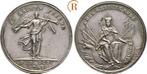 Zilver medaille auf den Frieden zu Aachen 1748 Aachen Stadt:, Verzenden