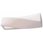 Moderne up down wandlamp Annick, wit, keramiek, Huis en Inrichting, Lampen | Wandlampen, Ophalen of Verzenden, Nieuw, Glas, Modern