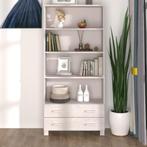 vidaXL buffetkast HAMAR massief grenenhout wit, Huis en Inrichting, Kasten | Buffetkasten, Verzenden, Nieuw, 50 tot 100 cm, Minder dan 100 cm