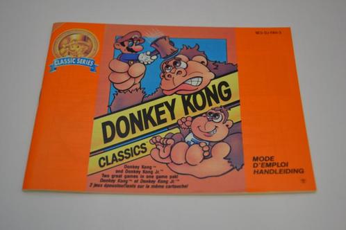 Donkey Kong - Classics  (NES FAH-3 MANUAL), Spelcomputers en Games, Spelcomputers | Nintendo Consoles | Accessoires, Zo goed als nieuw