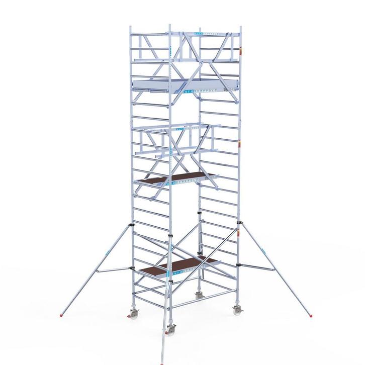 Rolsteiger Professional 135x305 7,2m werkhoogte vrijstaand, Doe-het-zelf en Verbouw, Steigers, Rolsteiger of Kamersteiger, Nieuw