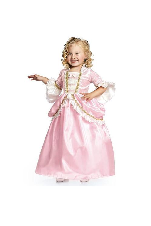 Prinsessenjurk–Deluxe roze prinsessenjurk - maat 86 tm 134, Kinderen en Baby's, Carnavalskleding en Verkleedspullen, Meisje, Nieuw