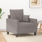Fauteuil Taupe 60cm Stof - OP=OP - Tweedekansje - 41% Kor..., Huis en Inrichting, Fauteuils, Ophalen of Verzenden, Nieuw, 75 tot 100 cm