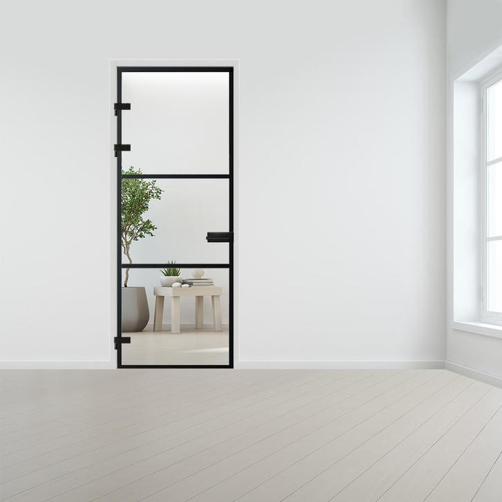 Steel look deur XL voor opdek kozijn, Doe-het-zelf en Verbouw, Deuren en Horren, Nieuw, Ophalen of Verzenden