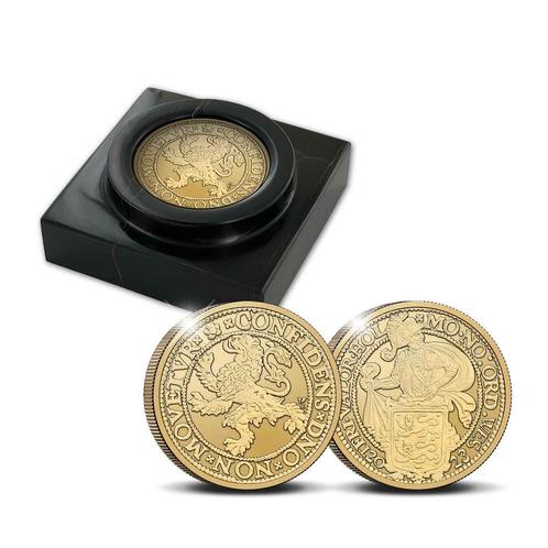 Officiële Herslag Leeuwendaalder 2023 Goud 2 ounce, Postzegels en Munten, Munten | Nederland, Verzenden