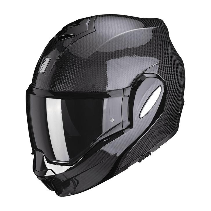 Scorpion Exo-Tech EVO Carbon - Zwart, Motoren, Kleding | Motorhelmen, XL, Verzenden