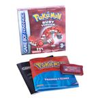 Game Boy Pokemon Ruby Version (In doos), Spelcomputers en Games, Games | Nintendo Game Boy, Verzenden, Zo goed als nieuw