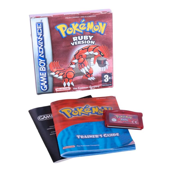 Game Boy Pokemon Ruby Version (In doos), Spelcomputers en Games, Games | Nintendo Game Boy, Zo goed als nieuw, Verzenden