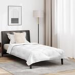 vidaXL Dekbed met kussen Wit 155 x 220 cm Microfibre, Huis en Inrichting, Slaapkamer | Beddengoed, Verzenden, Nieuw, Wit