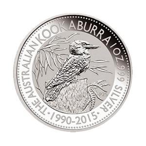 Kookaburra 1 oz 2015 (500.000 oplage), Postzegels en Munten, Munten | Oceanië, Losse munt, Zilver, Verzenden