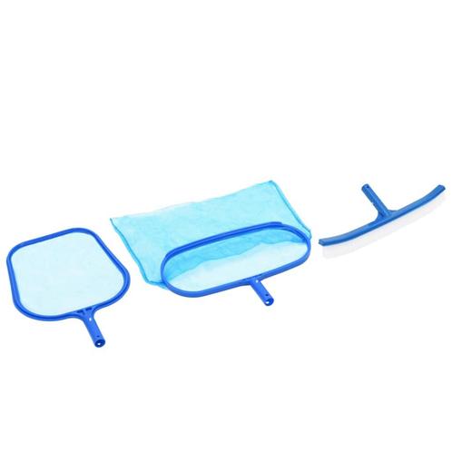 vidaXL 3-delige Onderhoudsset voor zwembad, Tuin en Terras, Zwembad-toebehoren, Nieuw, Verzenden