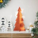 vidaXL Kerstdecoratie kerstboom 59,5 cm massief grenenhout, Diversen, Kerst, Verzenden, Nieuw