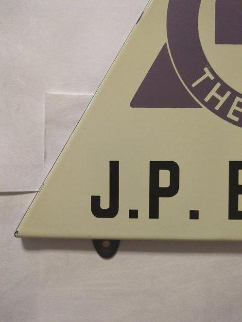 Fysiotherapeut J. P. Beerts - Emaille plaat - Emaille, Antiek en Kunst, Antiek | Wandborden en Tegels