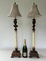 Fine Art Lamps - Tafellamp met beeldje (2) - Hars, Metaal -, Antiek en Kunst