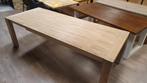 Elmhouten tafel van 190X100cm, uitschuifbaar tot 250cm, Ophalen, Nieuw, Industrieel
