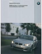 2007 BMW GENÈVE HARDCOVER PERSMAP DUITS, Boeken, Nieuw, BMW, Author