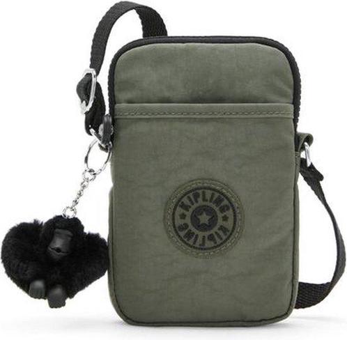 Kipling TALLY Telefoontas - Green Moss, Sieraden, Tassen en Uiterlijk, Portemonnees, Verzenden