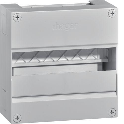 Hager Vision lege groepenkast, 1 rij zonder buisinvoer, Doe-het-zelf en Verbouw, Elektra en Kabels, Nieuw, Ophalen of Verzenden