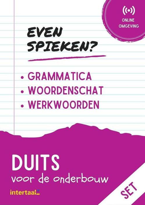 Even Spieken   Duits voor de onderbouw set 9789463923439, Boeken, Techniek, Zo goed als nieuw, Verzenden