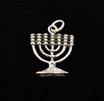 Menorah hangertje, zilver, Verzenden, Nieuw