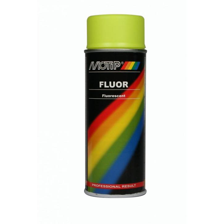 Motip Fluorescerende Lak Geel 400ml, Auto diversen, Autogereedschap, Nieuw, Ophalen of Verzenden