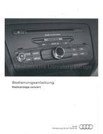 2013 AUDI RADIO CONCERT INSTRUCTIEBOEKJE DUITS