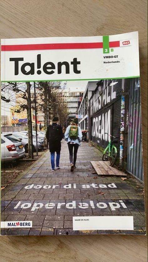 Talent. Nederlands. VMBO GT. 3B. Max 9789402043631, Boeken, Schoolboeken, Zo goed als nieuw, Verzenden