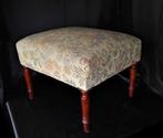 Oude hocker (No Reserve), opgezet met spiraalveren en, Antiek en Kunst, Curiosa en Brocante