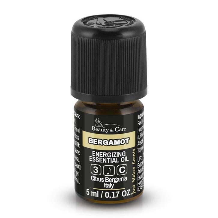 Beauty & Care Bergamot etherische olie 5 ml.  new, Sport en Fitness, Gezondheidsproducten en Wellness, Aroma, Nieuw, Ophalen of Verzenden